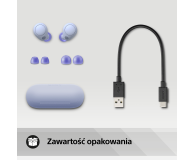Sony WF-C700N ANC Fioletowy - 1119729 - zdjęcie 7